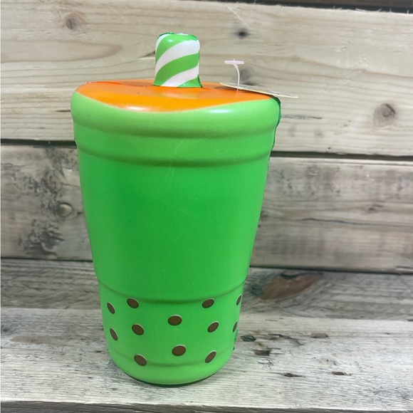 2x Ja-Ru Squeesh Yum Boba Tea Green Stress Toy Bubble Drink Fidget Squishy Foam - Picture 4 of 7